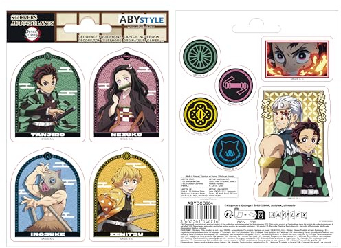 ABYstyle - Demon SLAYER Mini Sticker Vergnügenviertel (16 x 11 cm)