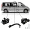 Rodillos de Puerta Lateral Derecha repuesto para Renault Trafic/Nissan Primastar 2001–2015, Juego de Ruedas Puerta Lateral compatible con Opel Vivaro 2001–2015-Guía de Rodillos para Puerta Cor