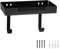 Ironing Board Hanger Wall Mount, Ironing Board Holder Laundry Room Iron Holder Steel Ironing Board Rack Ironing Board Hanger Shelf with Metal Basket and Hooks for Bedroom Laundry Room Cloakroom