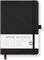 OFFCUP Notizbuch A5 Liniert, 192 Seiten, PU Hardcover Notizbücher, Elastisch Gebändert, Premium 80gsm Dickes Papier Journal Tagebuch für Büro Schule Business Arbeit Schreiben Lernen Reisen-Schwarz