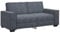 vidaXL 2-Sitzer-Sofa Dunkelgrau 140 cm Samt