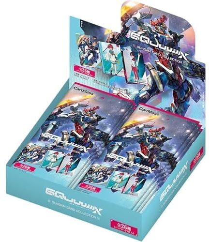 Bandai Gundam Card Collection Gundam GQuuuuuuuuX (Box), 20 Stück