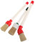 Gatuida 3 Pcs Broussages De Pneu Ensemble Et Pinceaux Angullés pour Le Montage De Pneu Application Car Détaillant Le Nettoyage des Roues pour Les Voitures Vélos