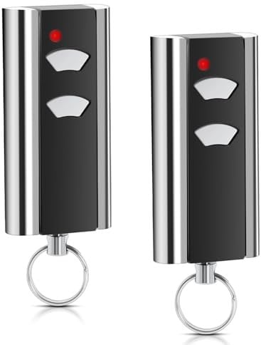 RUIZHI 433,92MHz Garagentoröffner Fernbedienung, 2 Stück Handsender für Normstahl RCU 433 2K, Rolling Code Garagentoröffner Kompatibel mit RCU 433-2, RCU 433-4, EA433 2KM, EA433 2KS, T433-4 handsender