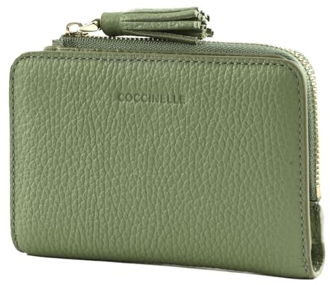 Coccinelle Leder Geldbörse Tassel Wallet Greenery Mint