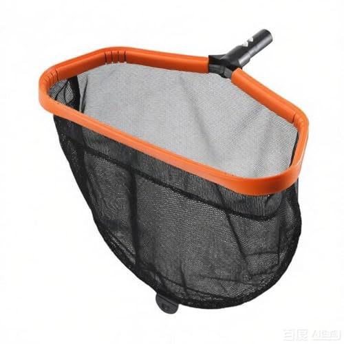 MotiveTech Red Recogehojas de Bolsa Profunda Borde Biselado Red de Limpieza con Marco de Aluminio para Parque Acuático
