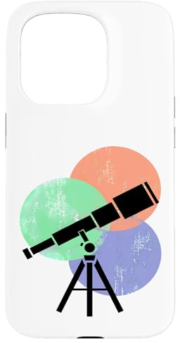 Geometric Telescope Astronomy Case for iPhone 15 Pro