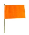 One Dutzend orange 30,5 x 45,7 cm Stick Flaggen.
