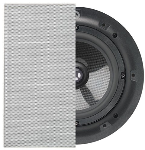 Q Acoustics 6.5-Inch QI 65SP Performance Single Square Grille In-Ceiling Speaker - White