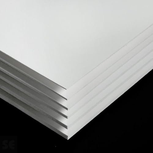 PVC Espumado Plancha Medidas 200cm x 100cm Grueso 3mm Color blanco