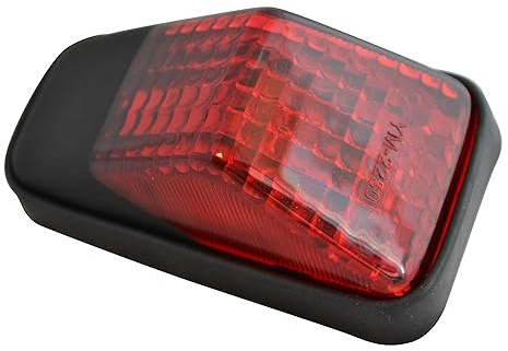 Alchemy Parts Motorcycle Motorbike Tail Light Universal -Fit to Rear Mudguard Fender Enduro Off Road