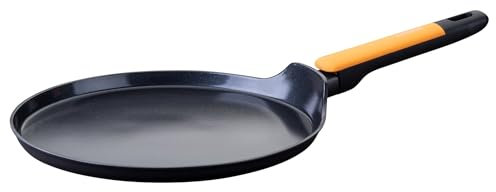 Fackelmann Crepepfanne Soft – Ø 28 cm aus geschmiedetem Aluminium, mit Greblon CK2 Ceramic Beschichtung, Soft-Touch Griff, Reinigung per Hand