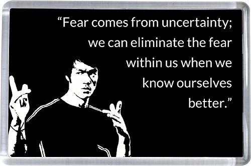 Super Universe Bruce Lee - Fear Quote Fridge Magnet 5 x 7.5 cm