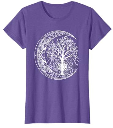 Mandala Moon Tree of Life T-Shirt