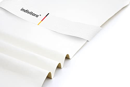 indivitara® Mikrofaserstoff selbstklebend Wildleder Optik Kunstleder Wildlederimitat - Stretch Dehnbar Folie Stoff