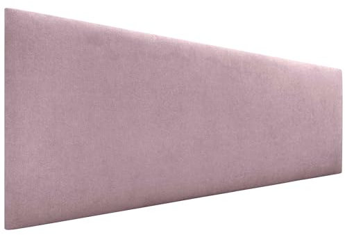 DHOME Kopfteil aus Kunstlederoder Stoff AQUALINE Glatt mit Beinen Kopfteil gepolstert Luxusbett Kopfteil (Stoff Senf, 160cm (Betten 150/160))