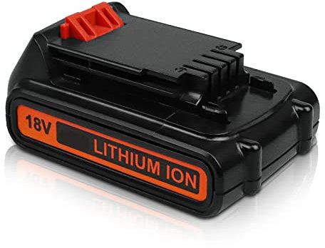 FUNMALL 3000mAh Batteria di Ricambio per Black Decker 18V 3.0Ah Batteria BL2018 LBXR20 LBXR2020-OPE LB20 LBX20 BL2018-XJ 194205-3 194309-1 194204-5 196399-0 196673-6 LXT-400