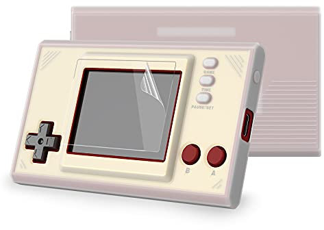 PlayVital Funda de Silicona para Game & Watch: Super Mario Bros. Protector de Piel Carcasa Blanda Antideslizante Funda de Goma con 2 Protectores de Pantalla para Game & Watch(Traslúcido)