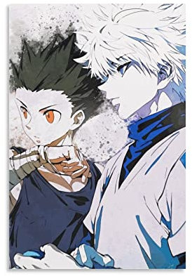 XINYUELONG Gon Killua Poster auf Leinwand, Wandkunst, Gemälde, Poster, Dekoration, Raumdekoration, ohne Rahmen, 30 x 45 cm