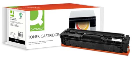 Q-Connect Toner mit hoher Ergiebigkeit kompatibel zu HP CF400X - Schwarz K15832QC