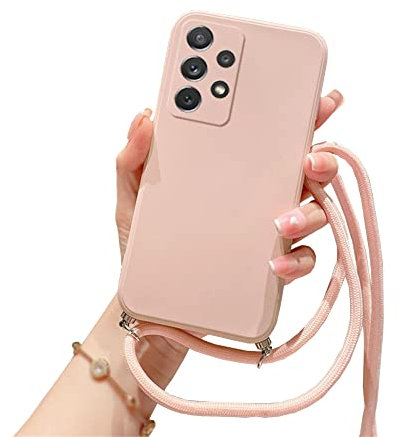 Einaily Handykette für Samsung Galaxy S20 Plus Hülle mit Band Handyhülle für Smartphone zum Umhängen Schutzhülle mit Kordel Silikon Case Necklace Hülle mit Kette zum umhängen für Samsung S20 Plus