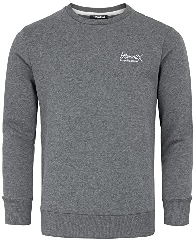 REPUBLIX Herren Basic College Sweatshirt Pullover Sweatjacke Hoodie R-0060