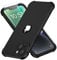 ORETECH para Funda iPhone 14, con [2X Protector Pantalla][Protección de Cámara], Protección Total de 360 Grados Antigolpes Anti-Choque Anti-arañazos Silicona Carcasa iPhone 14 Case 6.1 Negro