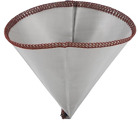 Gotero de café, Filtro de café de Cono Reutilizable de Acero Inoxidable para para Chemex, para Filtro de café de Malla Fina sin Papel, Fácil de Usar y Limpiar (S para 1 a 2