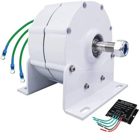 Generatore a magneti permanenti a basso numero di giri 8000W 9000W 10000W 12000W 12V 24V 48V 120V 220V, motore generatore a magneti permanenti senza ingranaggi a energia libera fai da te,12000W-12V