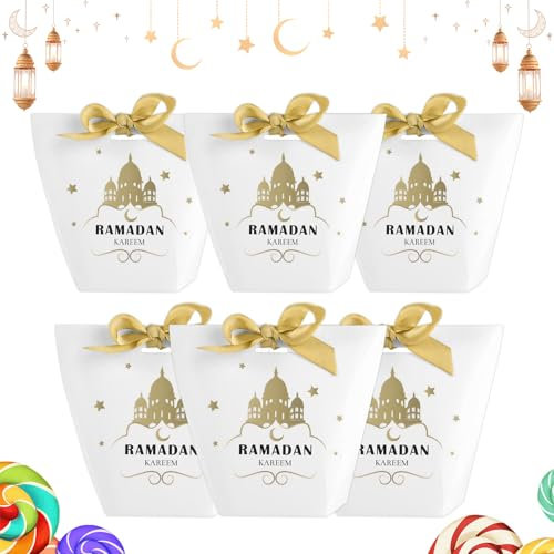 DOWNDRIFT Ramadan zum Befüllen,30 Stück muslimischen Geschenktüten Ramadankalender zum Befüllen,Ramadan Geschenktüten für Eid Mubarak Party Deko