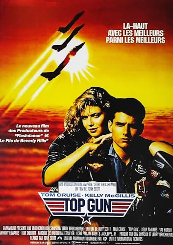 KUSTOM ART Dekoratives Poster für die Wand, Serie Filme, Proms, Top Gun Tom Cruise, Kunstdruck auf beschichtetem Papier, 42 x 30 cm, ohne Rahmen