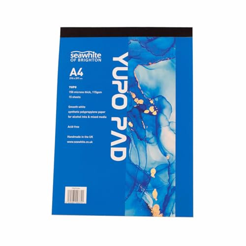 Seawhite YUPO Kunstpapierblock, 115 g/m², A4, 15 Blatt