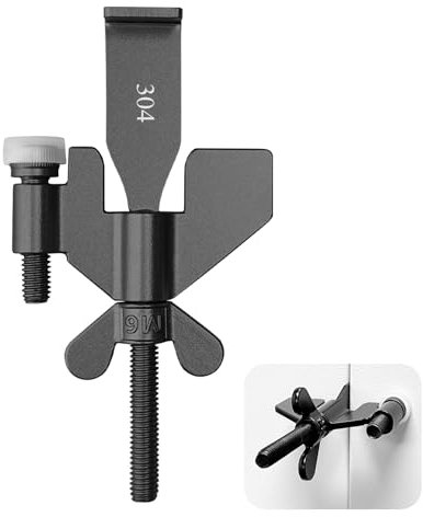 Acemining Portable Door Lock Home Security Door Locker Travel Lockdown Locks for Traveling Hotel Home Apartment College for Privacy Perfect and Additional Safety, Pack of 1, Black