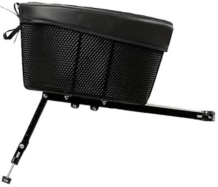 CYMMIYT Fahrradkörbe Fahrrad-Haustierkorb, Mountainbike-Einkaufskorb, Fahrrad-Front-Hunde-/Katze-Rack-Tasche, Fahrrad-Sitzrohr, Haustier-Aufbewahrungstasche, Fahrradzubehör universal(L)