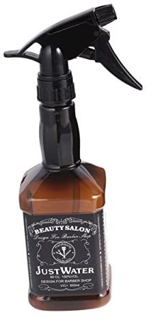 BELLIFFY Friseursprühflasche Braun Einstellbarer Feiner Nebel Sprühkopf Ergonomisch Leichter Haar Blütensprüher Für Salon Zuhause Vielseitig Einsetzbar