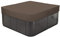 Hot Tub210D - Piscina quadrata impermeabile per vasca idromassaggio da giardino, 231 x 231 x 30 cm