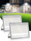 Litglobe Focos LED Exterior 100W 2 Pieza,6500K Blanco Frío Foco Exterior,10000LM Superbrillante Proyector LED Exter𝐢or,Impermeable IP66 Foco Luz para Jardín, Patios, Garaje, Parque, Terraza