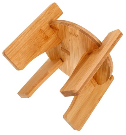 Supvox Pflanzenständer mit Erhöhter Basis Runder Halter für Drinnen und Draußen Stabiler Blumengefäß Minimalistischer Blumentisch