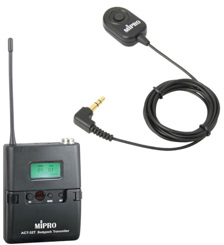 MIPRO ACT-32T Taschensender + MJ-70 Stummschalter