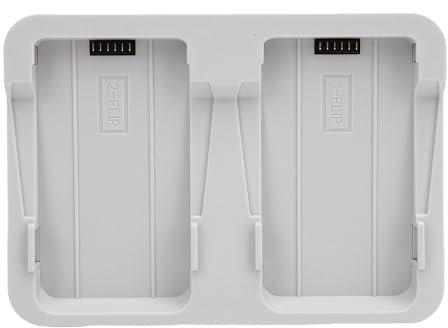 Plyisty 2 Batterie -Lade -Hub, Tragbares Batterieladegerät mit 4 LED -Indikatoren, Intelligentes Stromverwaltung, USB -Effizienz Schneller Ladezucht