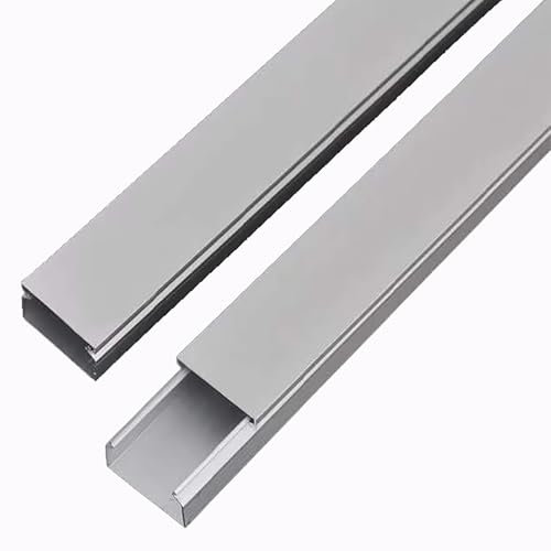 HDYZJQ Cache Cable Goulottes De Câbles Dissimulables, Cache-câbles Ethernet Carrés pour Plinthes, Goulottes De Câbles pour Dissimuler Les Câbles Au Mur, Au Sol Et sous Le Bureau(WxH-6x5cm)