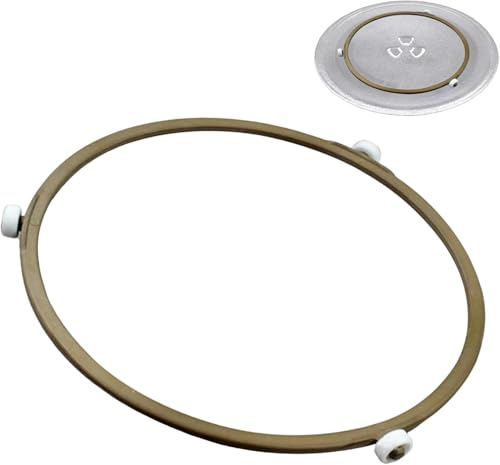 Peixiong Anelli di supporto per microonde per piatti di vetro a microonde, Anello per vassoio da 18,9 cm, Anello per piatto girevole per microonde, Anello interno di ricambio per microonde