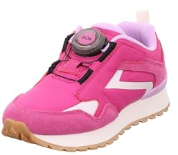 Superfit Mädchen und Jungen Sneaker Dash, Kinder Halbschuhe, Weite: Mittel, lose Einlage, No Membrane, Kleinkinder, Freizeit, PINK/LILA (500), 27 EU