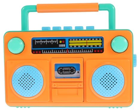 ifundom Juguete de Radio Simulada, Mini Radio de Plástico Interactiva Sonido en Chino, Juguete Educativo de Aprendizaje Temprano, Adecuado para Juego en Casa, 1 Color Color Aleatorio