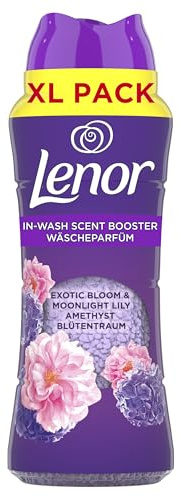 Lenor Wäscheparfüm Amethyst Blütentraum, 495g | Non-Stop-Frische bis zu 12 Wochen im Schrank, dosierbar je nach gewünschter Duftintensität.