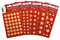 HERMA 15500 Aufkleber Sterne Gold klein groß, 423 Stück, Stern Sticker aus Papier, Weihnachtssticker Sternaufkleber für Weihnachten Geschenke Adventskalender Dekoration Kinder Belohnung DIY Basteln