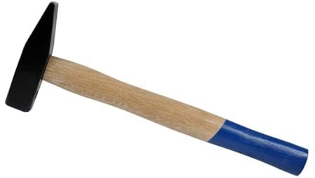 SW-Stahl 50106L Schlosserhammer 800g I Hammer mit Holzgriff aus Esche I Hammer Werkzeug mit vergossenem Ringkeil I Hammer Holzstiel doppelt geschweift I 800g Hammer Werkzeug für Zuhause