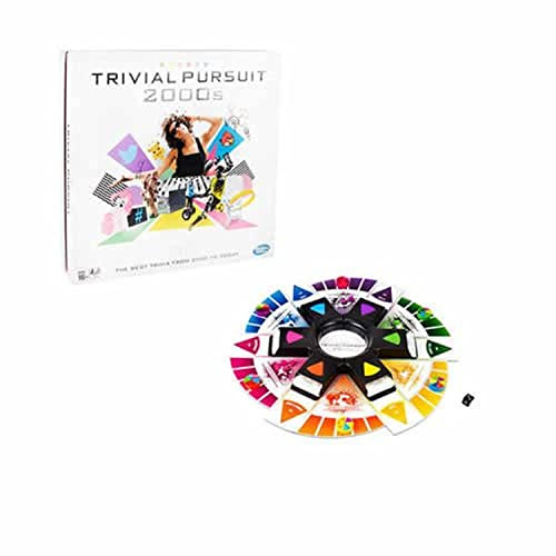 Hasbro Gaming Trivial Pursuit 2000er-Version Gesellschaftsspiel, Englische Version - Für 2 bis 6 Spieler, Ab 16 Jahren