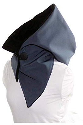 Kapuzenschal - Softshell, dunkelgrau, Auswahl Schalform