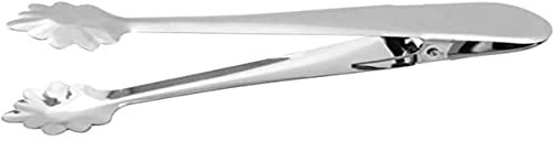 Fackelmann 12428 Pince à glaçons, Acier inoxydable, Argent, 18,5 x 8 x 2,5 cm